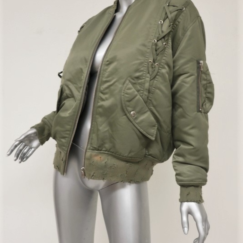 IRO.JEANS Bomber Jacket Attila Lace-Up - Picture 4 of 7